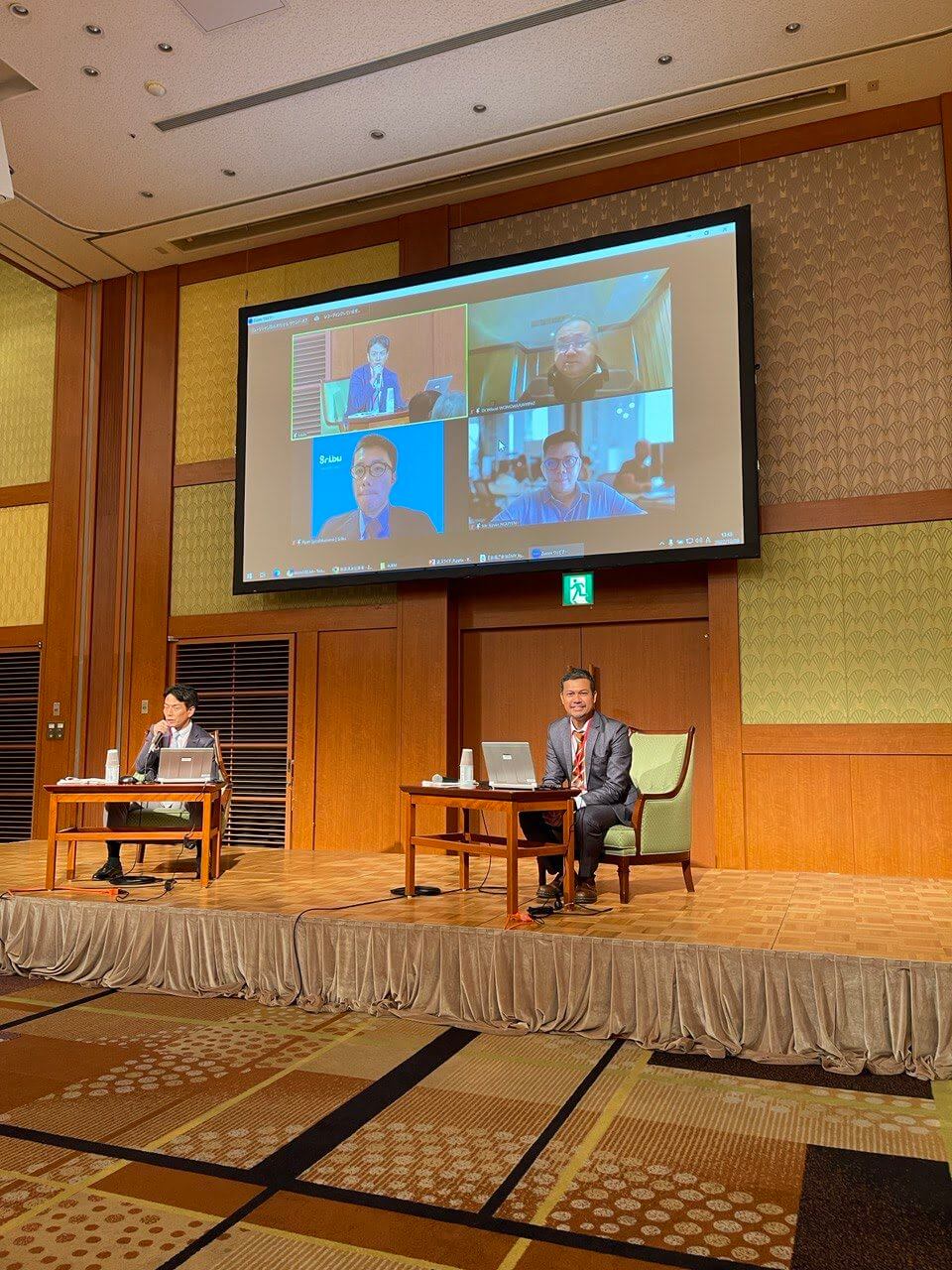 Iqbal pitching Kafkai during the 48th AJBM Startup Panel Session