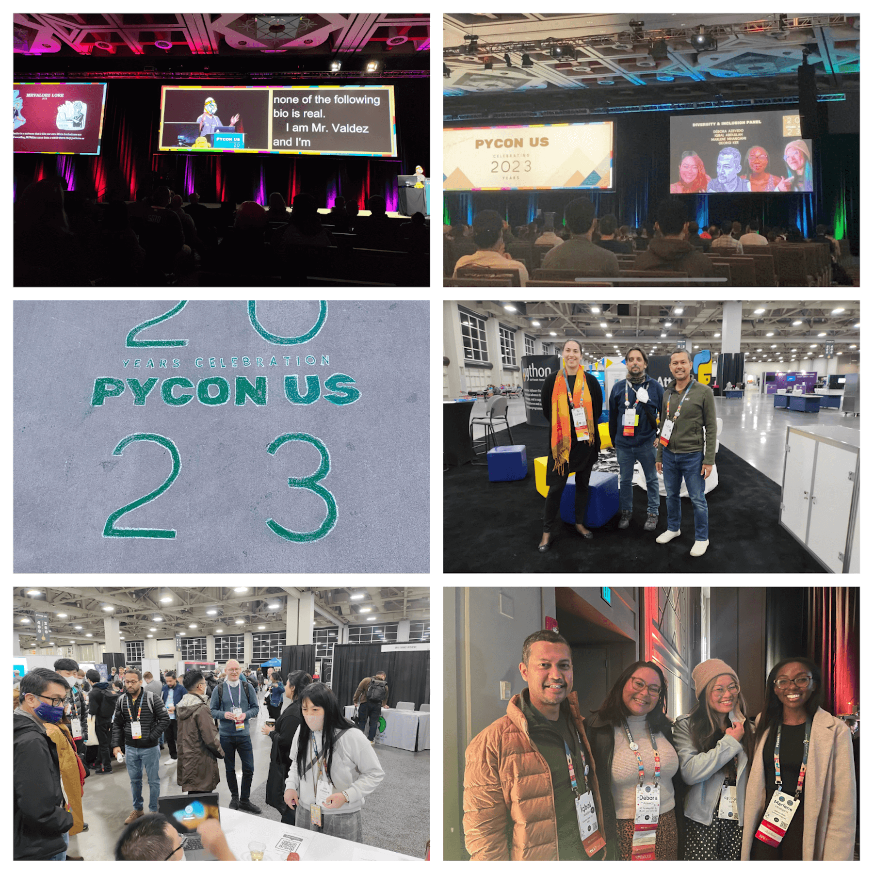 Random pics of PyCon US 2023